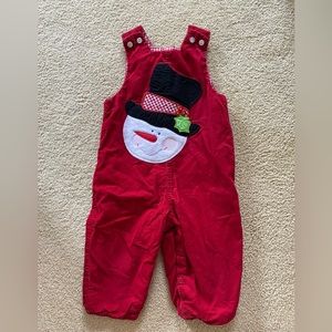 Bailey Boys Reversable Snowman / Sports John John Romper